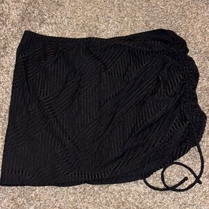 Jessica Simpson Black Bubble Mini Sarong